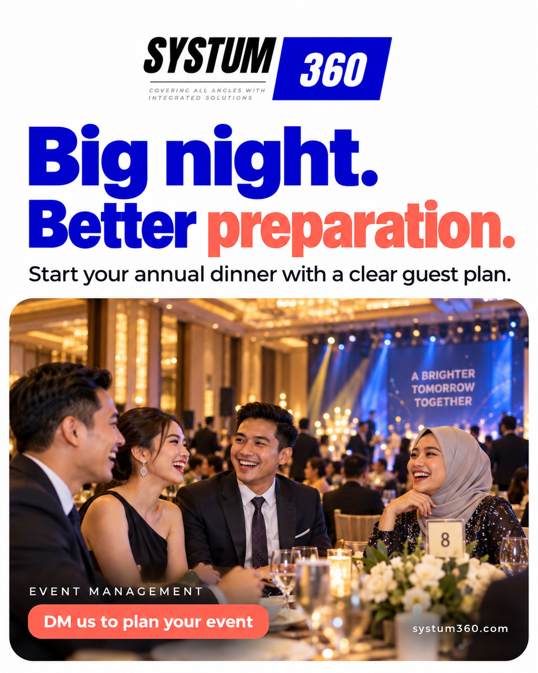 Start Your Annual Dinner With a Clear Guest Plan
