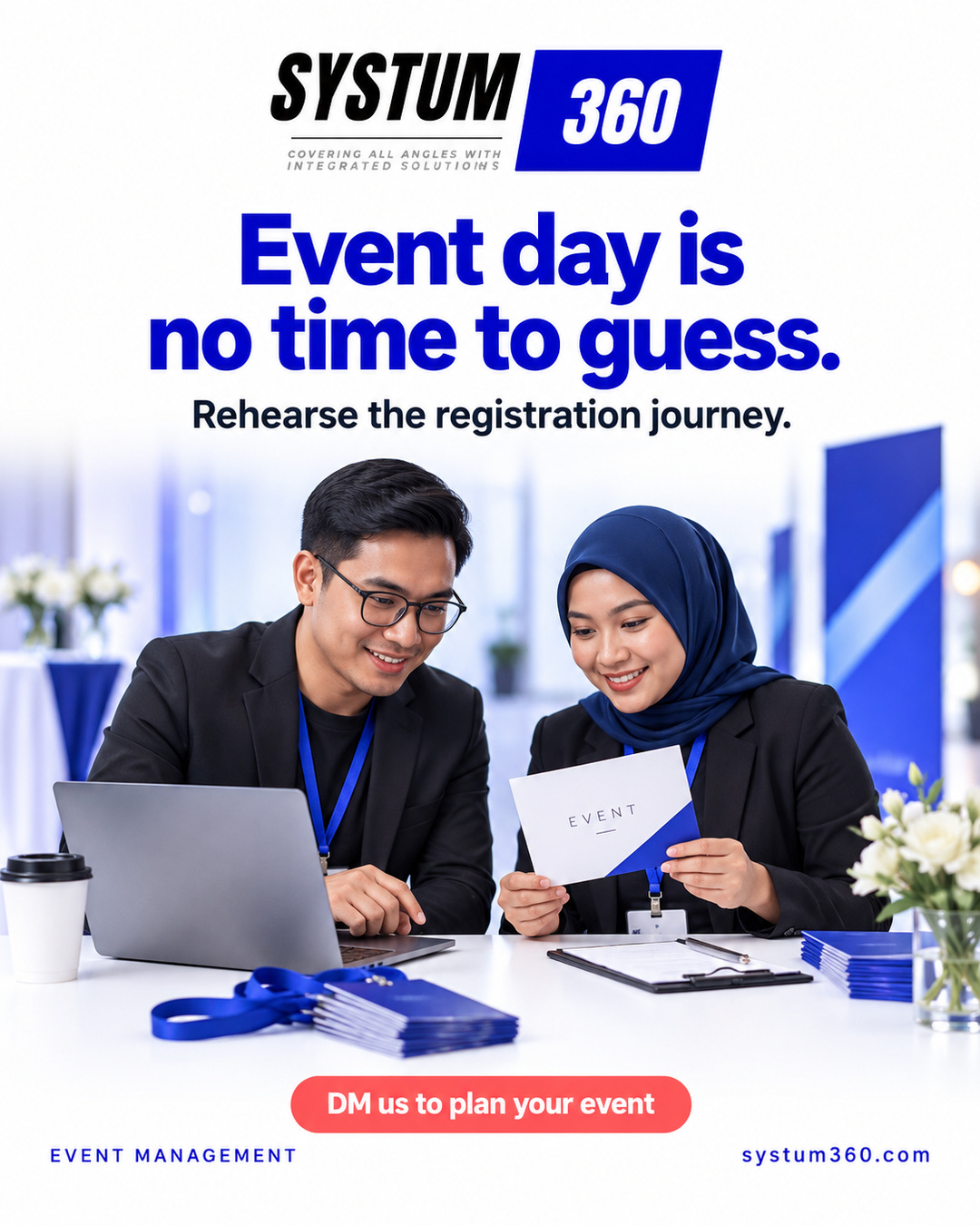 Rehearse the Registration Journey Before Event Day