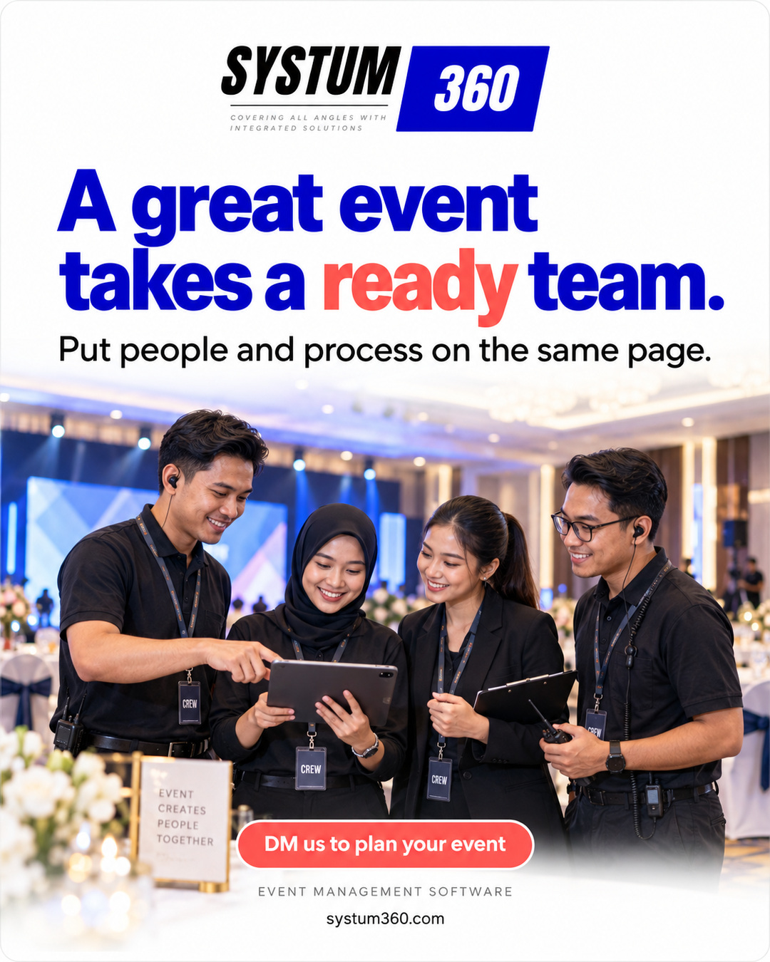 A Great Event Takes a Team: Put People and Process Together